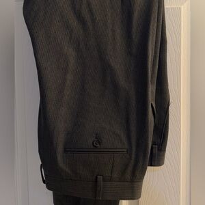 Men’s Black Pinstripe Chap’s Dress Pants
